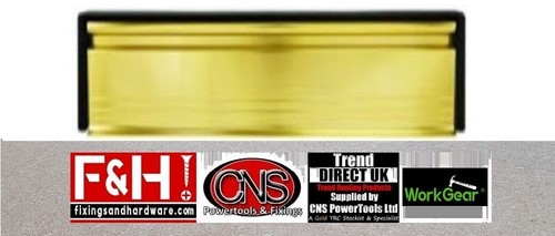 300mm door letterbox upvc - upvc, wood
