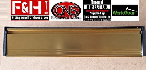 300mm door letterbox upvc wood - 300mm,