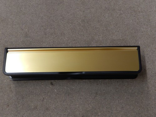 Gold black letter - letter, for