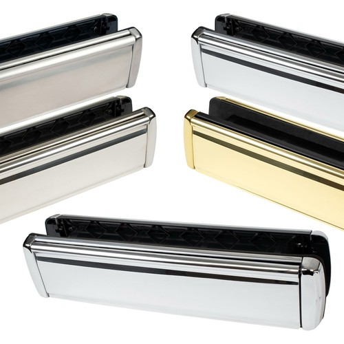 Stainless steel letter box - letter, 12"
