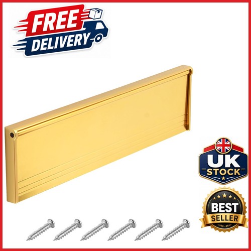Gold brass letter - gold,